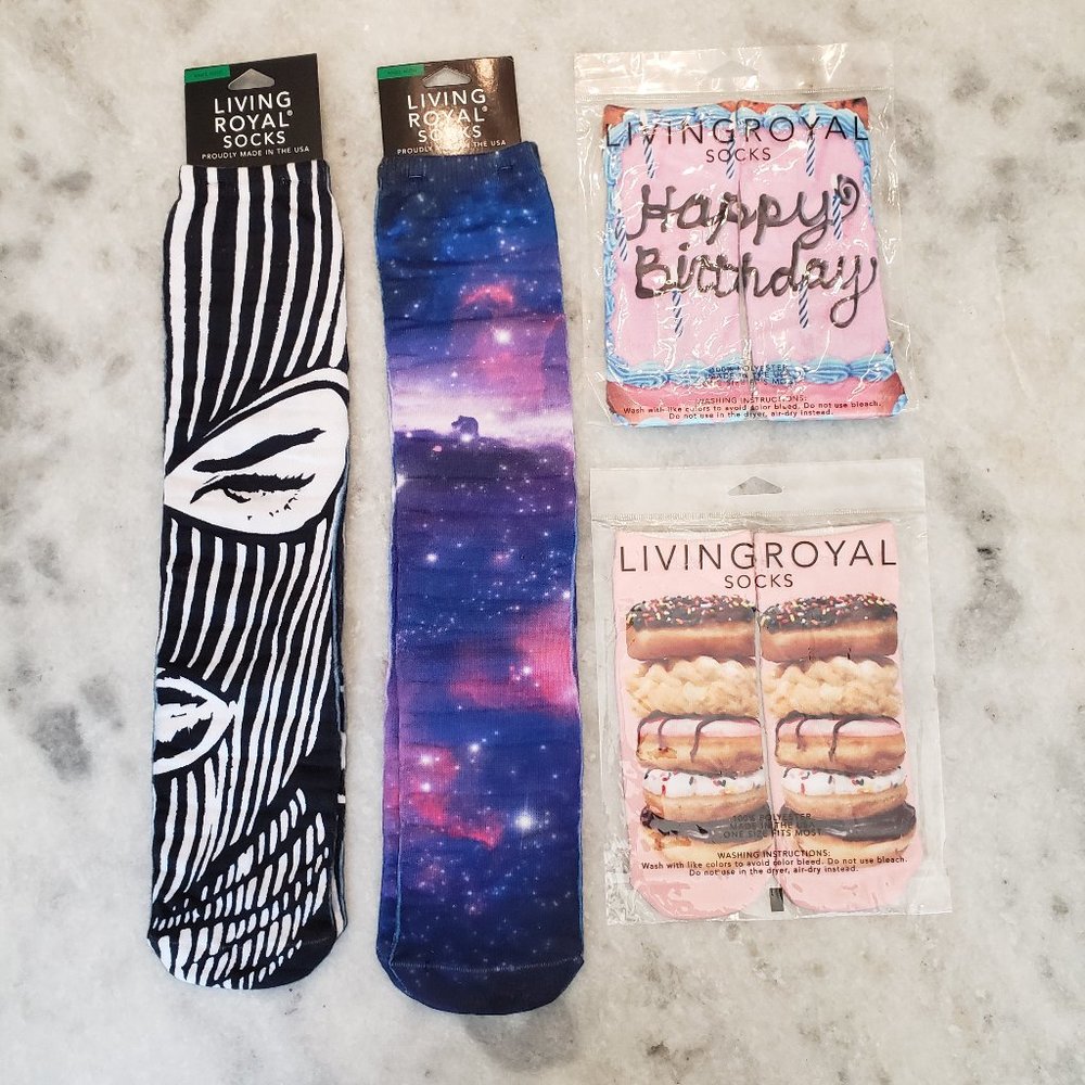 Living Royal Socks (ankle & knee high)